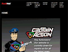 Tablet Screenshot of captainaction.com